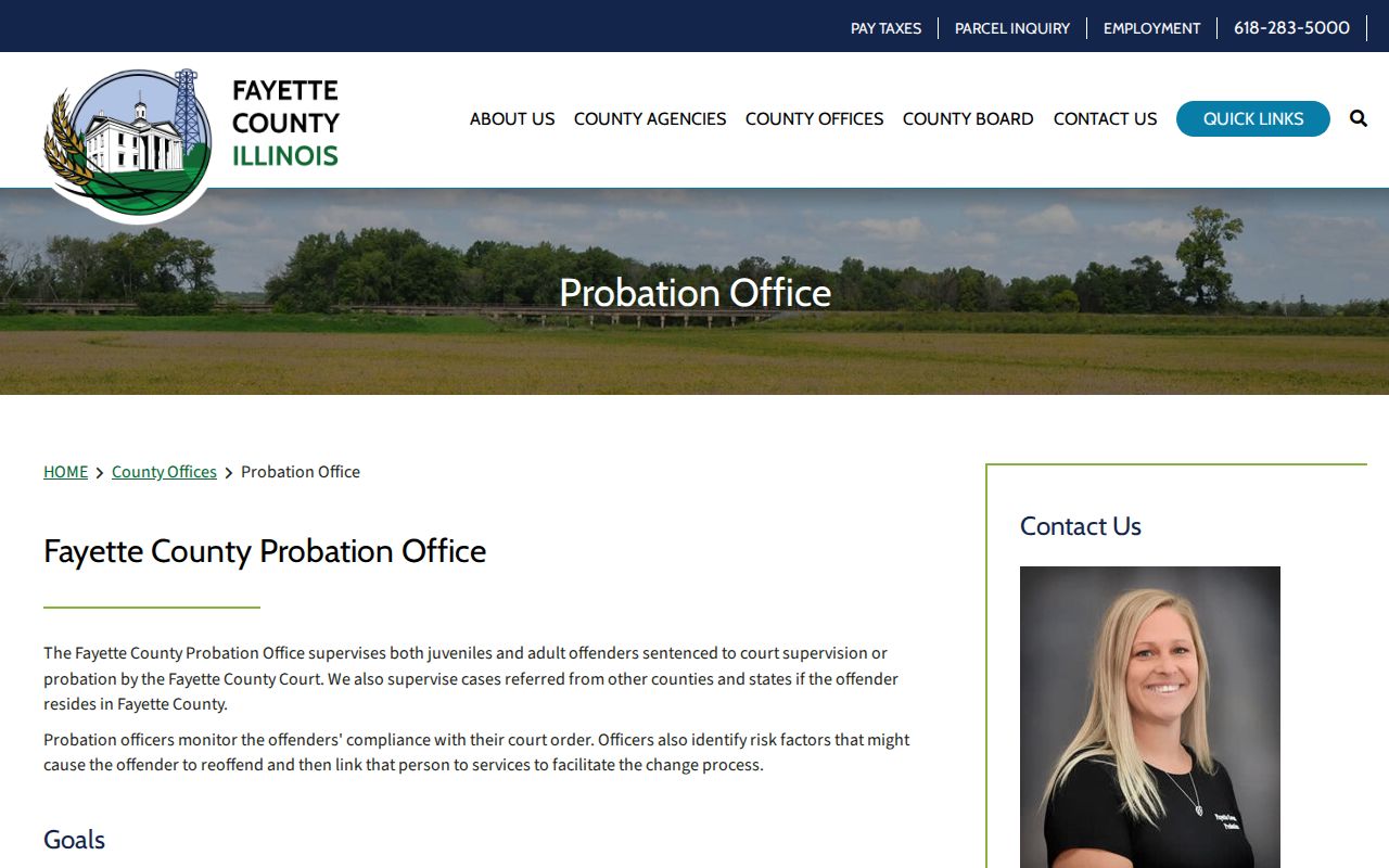 Fayette County probation and post-release supervision office